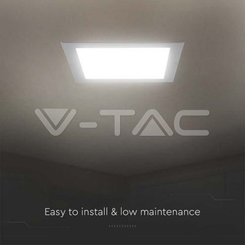 6W LED Backlit Панел Квадрат 6400К - изглед 7