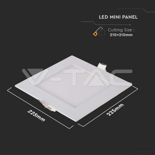 18W LED Premium Панел - Квадрат 4000K - изглед 5 - rZ commerce 18W LED Premium Панел - Квадрат 4000K - изглед 5