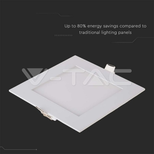 12W LED Premium Панел - Квадрат 3000K - изглед 3