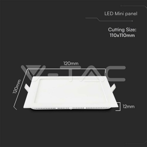 6W LED Premium Панел Квадрат 4000K - изглед 5 - rZ commerce 6W LED Premium Панел Квадрат 4000K - изглед 5