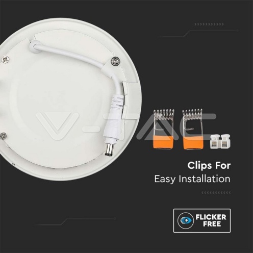 18W LED Premium Панел - Кръг 4000K - изглед 6