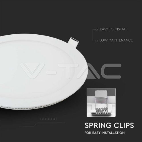 18W LED Premium Панел - Кръг 3000K - изглед 3
