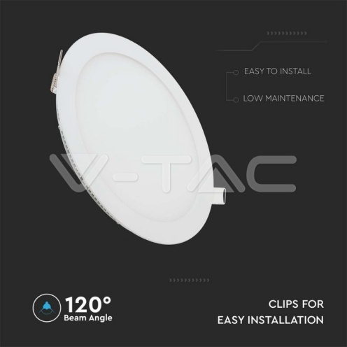 6W LED Premium Панел - Кръг 3000K - изглед 3 - rZ commerce 6W LED Premium Панел - Кръг 3000K - изглед 3