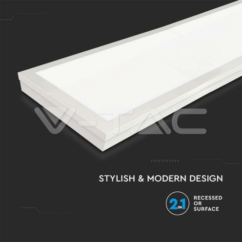 40W LED Панел Външен Монтаж 1200x300 4000k 4400lm - изглед 4