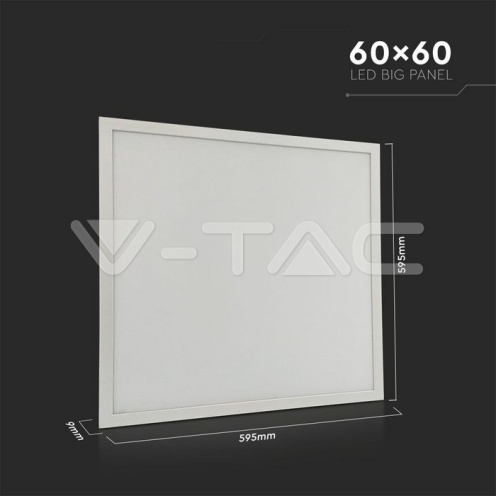 LED Панел 40W 600 x 600 mm 4000K Вкл. Драйвер - изглед 5