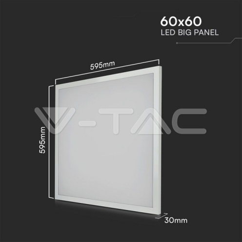 36W LED Панел 600x600мм 2в1 4000K - изглед 11