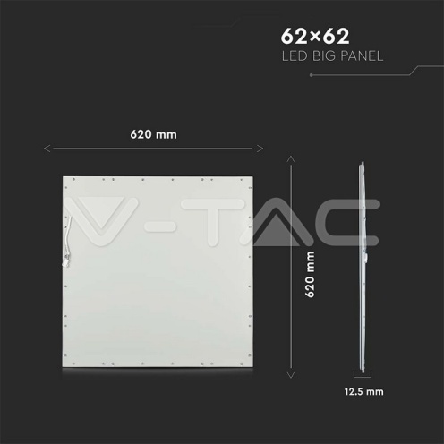 LED Панел 40W 620 x 620 mm 4000K UGR Вкл. Драйвер - изглед 2