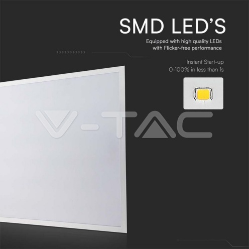 LED Панел 36W 600x600mm Backlit 120Lm/W 6500K 4320Lm - изглед 13