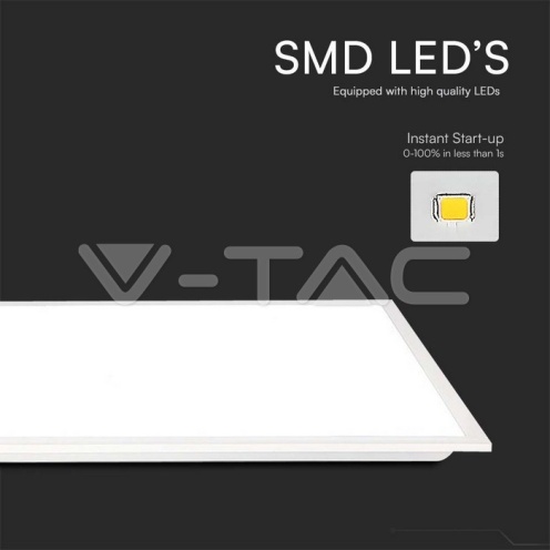 40W LED Панел Външен Монтаж 1200x300 4000k 140lm/w - изглед 6