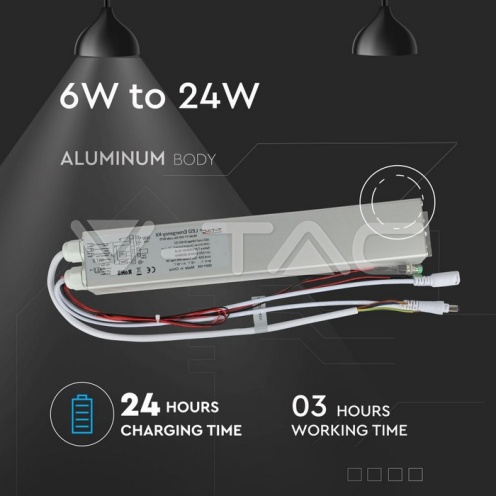 24W LED Авариен Пакет - изглед 7