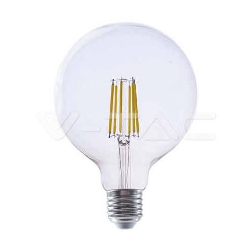 LED Крушка - 4W Filament E27 G125 4000К - изглед 1