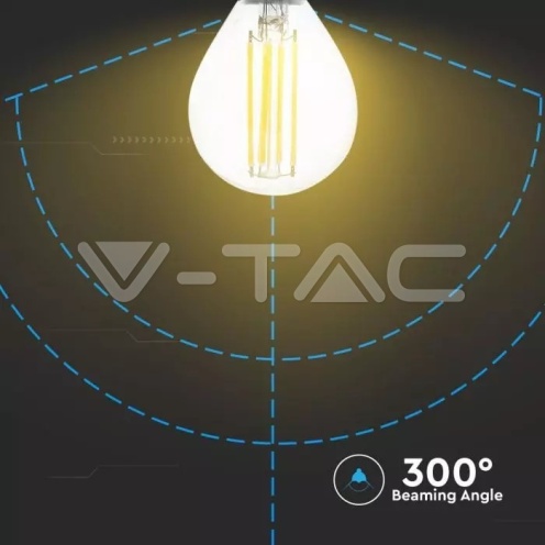 LED Крушка - 6W Filament E14 P45 4000К 130LM/W - изглед 3