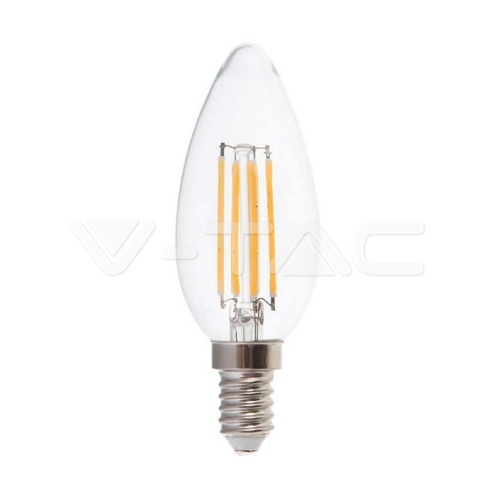 LED Крушка - 4W Filament E14 Кендъл 6400K 400Lm - изглед 1