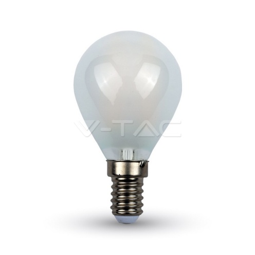 LED Крушка - 4W Filament Кръст E14 P45 Матирано Покритие 6400K - изглед 1