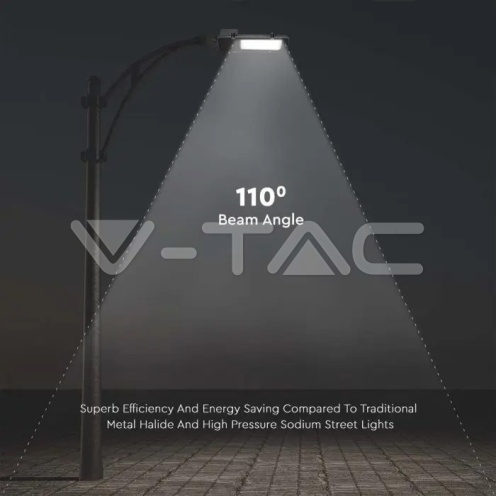 LED Улична Лампа SAMSUNG ЧИП - 50W Сиво Тяло A++ 6500K 5000lm. - изглед 11