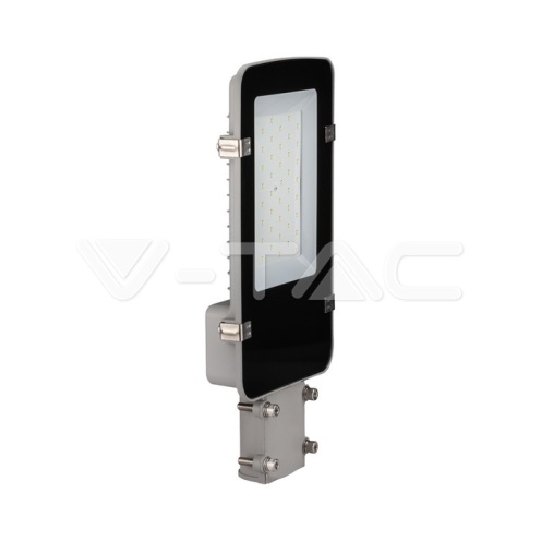 LED Улична Лампа SAMSUNG ЧИП - 30W Сиво Тяло 4000K 5 Години Гаранция - изглед 5