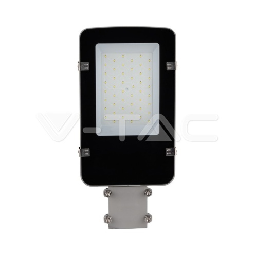 LED Улична Лампа SAMSUNG ЧИП - 30W Сиво Тяло 4000K 5 Години Гаранция - изглед 6