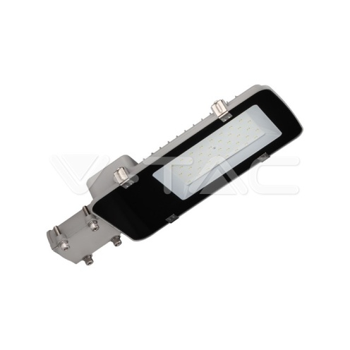 LED Улична Лампа SAMSUNG ЧИП - 30W Сиво Тяло 4000K 5 Години Гаранция - изглед 1