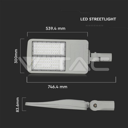 LED Улична Лампа SAMSUNG ЧИП - 150W 4000K КЛАС I 140LM/W - изглед 4