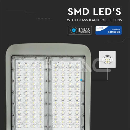 LED Улична Лампа SAMSUNG ЧИП - 200W 6400K КЛАС II 140LM/W - изглед 16