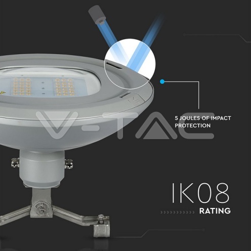 LED Уличен Осветител Висящ SAMSUNG ЧИП - 100W 4000K КЛАС II - изглед 2