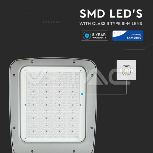 LED Уличен Осветител SAMSUNG ЧИП - 200W 4000K КЛАС II - изглед 9 - rZ commerce LED Уличен Осветител SAMSUNG ЧИП - 200W 4000K КЛАС II - изглед 9