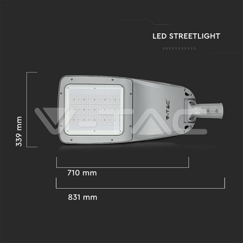 LED Уличен Осветител SAMSUNG ЧИП - 160W 4000K КЛАС II - изглед 4