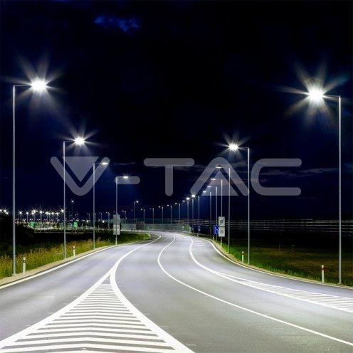 LED Улична Лампа SAMSUNG ЧИП Сензор 100W 4000K 120LM/W - изглед 3