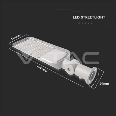 LED Улична Лампа SAMSUNG ЧИП 100W 4000K бяла - изглед 3