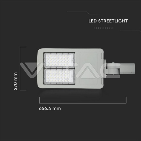 LED Улична Лампа SAMSUNG ЧИП - 100W 6400K КЛАС II 140LM/W - изглед 5