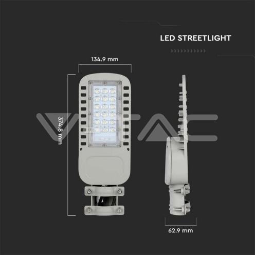 LED Улична Лампа SAMSUNG ЧИП - 30W 6400K 135LM/W - изглед 3 - rZ commerce LED Улична Лампа SAMSUNG ЧИП - 30W 6400K 135LM/W - изглед 3