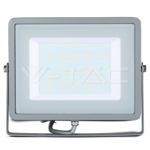 100W LED Прожектор SAMSUNG ЧИП SMD Сиво Тяло 3000К - изглед 7