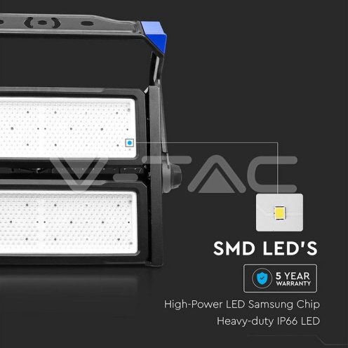 500W LED Прожектор SAMSUNG ЧИП Meanwell Драйвер 60'D 4000K - изглед 7