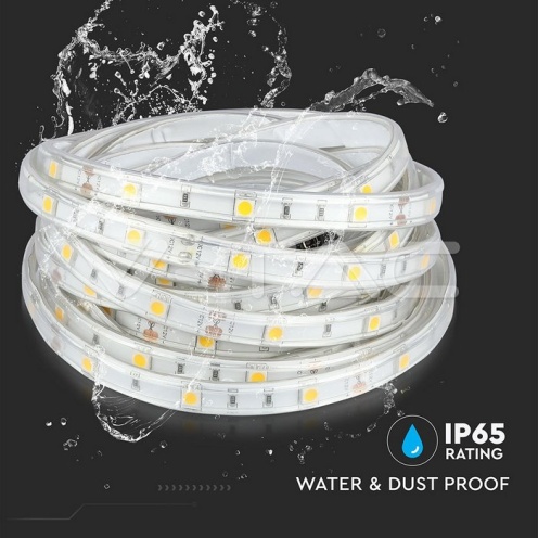 LED Лента SMD5050 - 30/1 Бяла IP65 - изглед 9