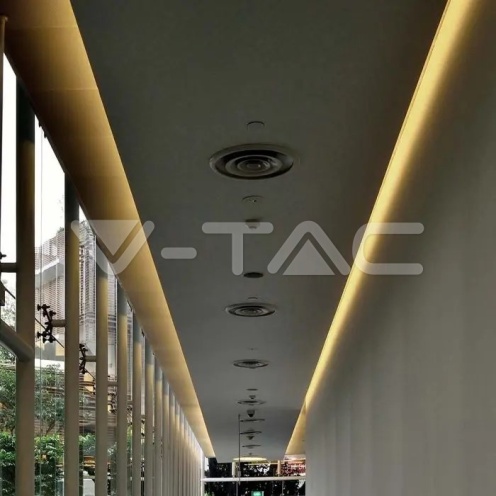 LED Лента SMD2835 - 120/1 24V IP65 3000K Двойно PCB 10М Ролка - изглед 2