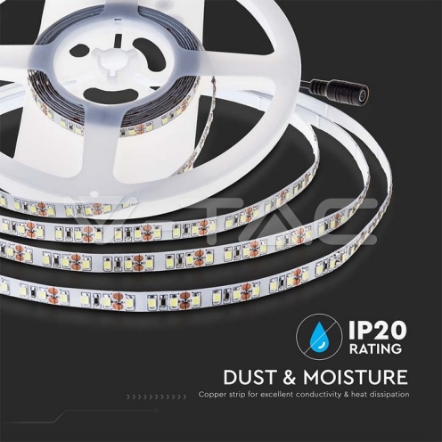 LED Лента SMD2835 - 120/1 24V IP20 6400K Двойно PCB 10М Ролка - изглед 4 - rZ commerce LED Лента SMD2835 - 120/1 24V IP20 6400K Двойно PCB 10М Ролка - изглед 4