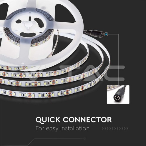 LED Лента SMD2835 - 120/1 24V IP20 6400K Двойно PCB 10М Ролка - изглед 3 - rZ commerce LED Лента SMD2835 - 120/1 24V IP20 6400K Двойно PCB 10М Ролка - изглед 3