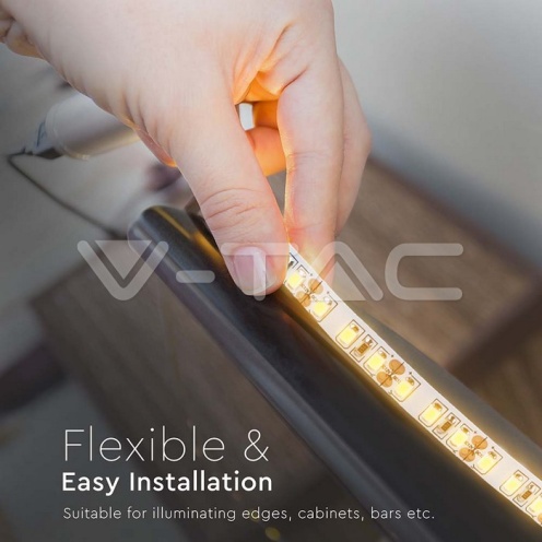 LED Лента SMD2835 - 120/1 24V IP20 6400K Двойно PCB 10М Ролка - изглед 6 - rZ commerce LED Лента SMD2835 - 120/1 24V IP20 6400K Двойно PCB 10М Ролка - изглед 6
