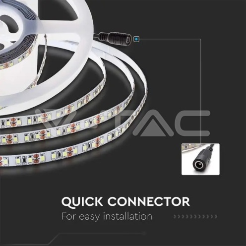 LED Лента SMD2835 - 126/1 24V IP20 3000K 137LM/W - изглед 7