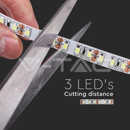 LED Лента SMD2835 - 168/1 24V IP20 3000K 140LM/W - изглед 2