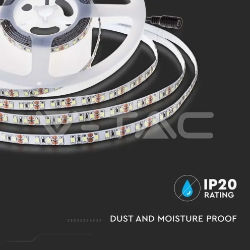 LED Лента SMD2835 - 168/1 24V IP20 3000K 140LM/W - изглед 5