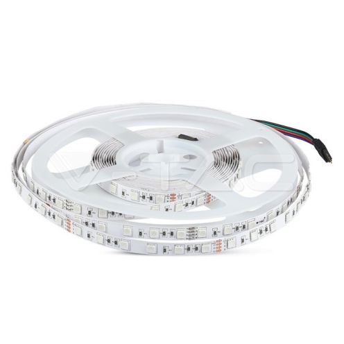 LED Лента SMD5050 - 60/1 24V RGB IP20 10M - изглед 1
