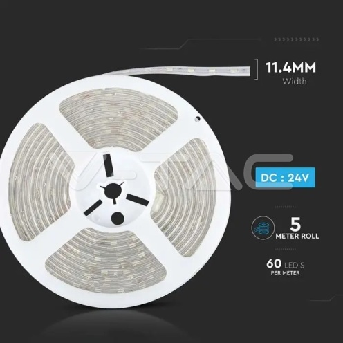 LED Лента 5050- 60/1 24V IP65 3000K - изглед 11