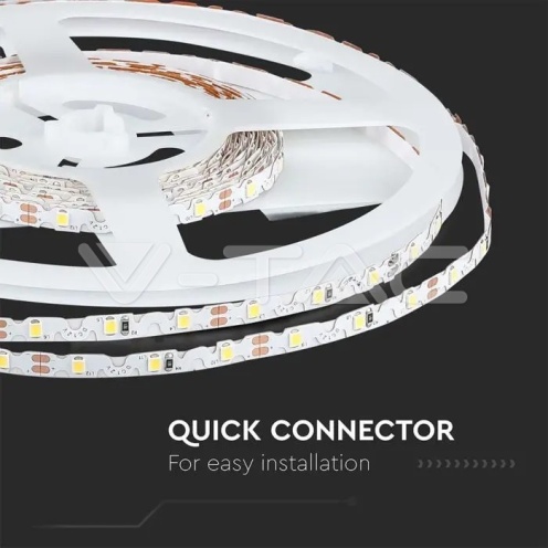 LED Лента 2835 - 60/1 12V IP20 6400K S Образна - изглед 7