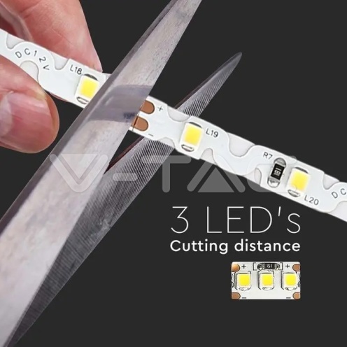 LED Лента 2835 - 60/1 12V IP20 6400K S Образна - изглед 9