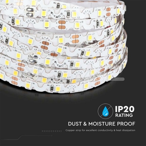 LED Лента 2835 - 60/1 12V IP20 3000K S Образна - изглед 8