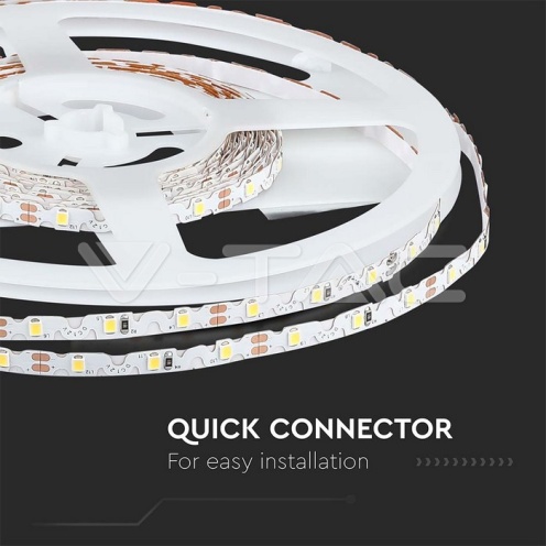 LED Лента 2835 - 60/1 12V IP20 3000K S Образна - изглед 7