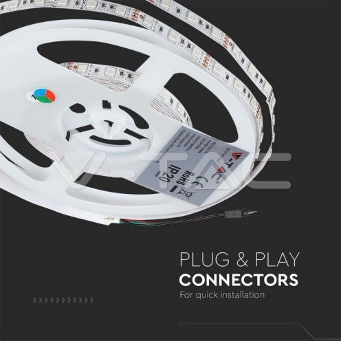 LED Strip RGB Set Light Kit W/Remote 12v IP20 - изглед 3