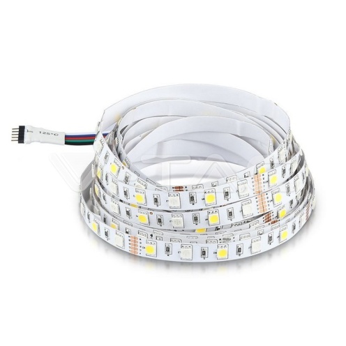 LED Лента 5050 - 60/1 12V IP20 RGB + 4000K A++_new - изглед 5