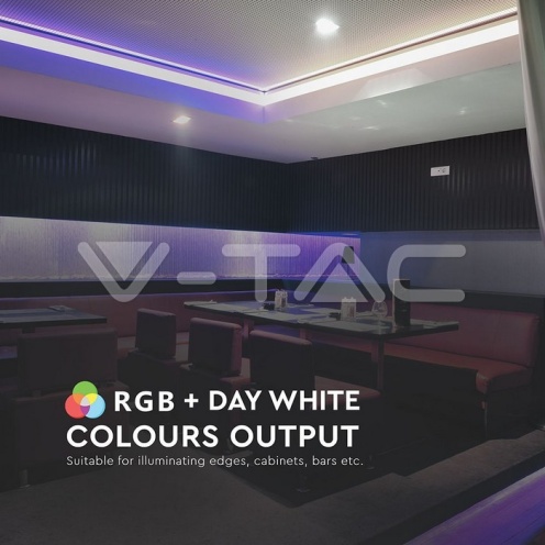 LED Лента 5050 - 60/1 12V IP20 RGB + 4000K A++_new - изглед 2